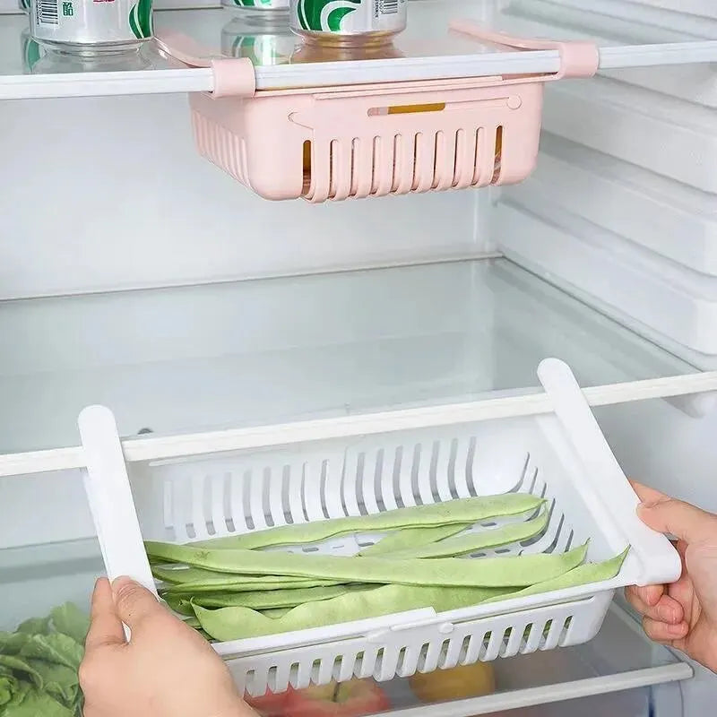 Expandable Refrigerator Storage Drawer