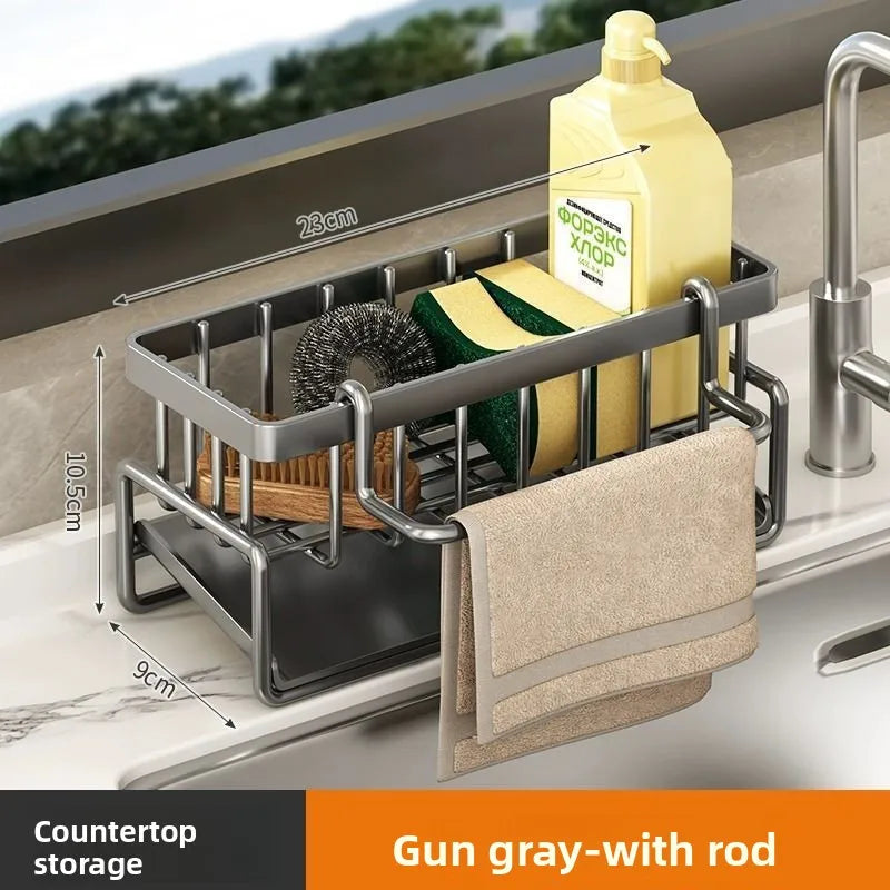 Kitchen Sink Sponge Holder Organizer