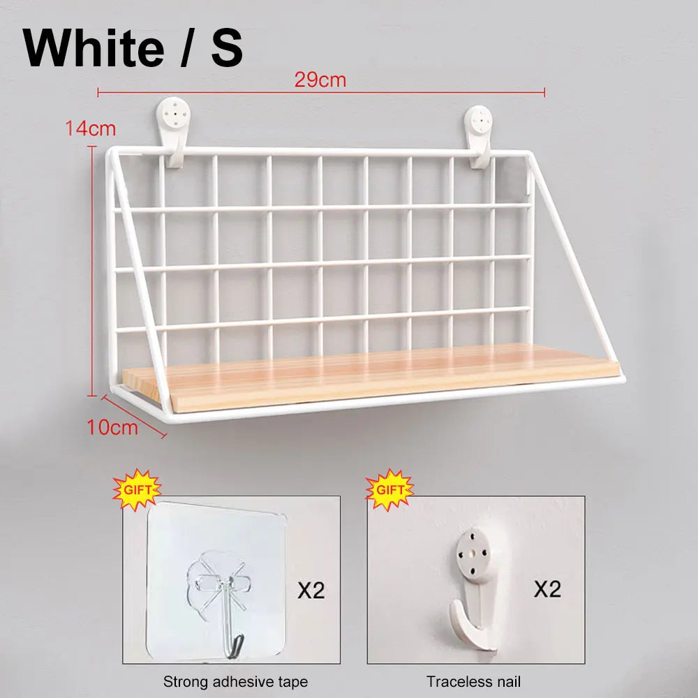 2-Tier Wall-Mounted Spice Rack Organizer