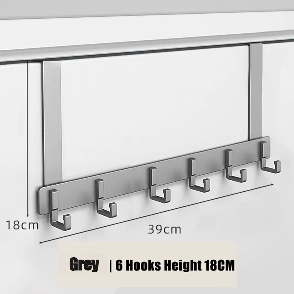 Over-the-Door 6-Hook Storage Rack