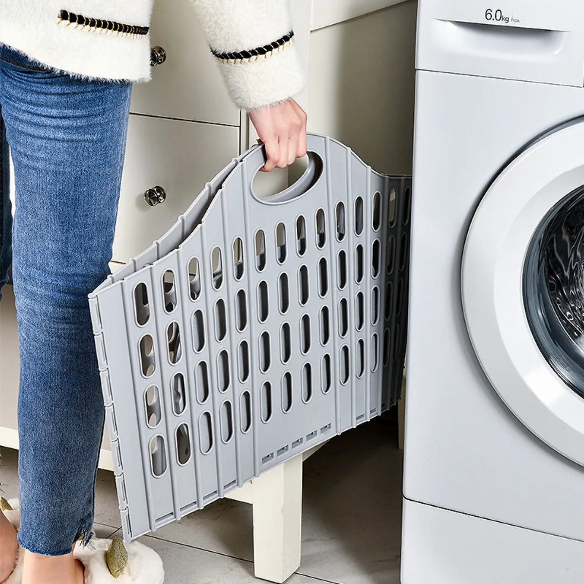 Foldable Laundry Hamper with Handles