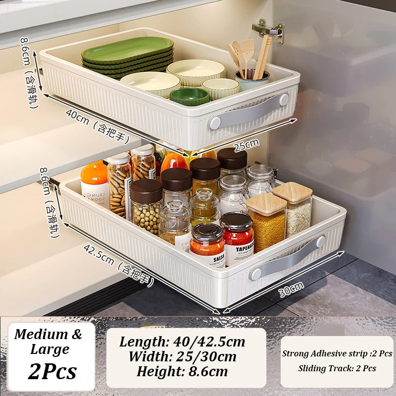 Pull-Out Under Sink & Cabinet Storage Organizer