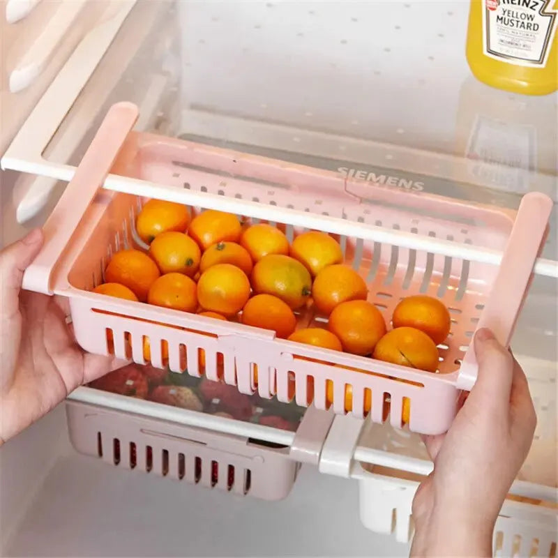 Expandable Refrigerator Storage Drawer