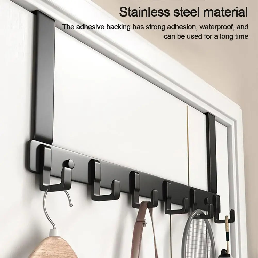 Over-the-Door 6-Hook Storage Rack