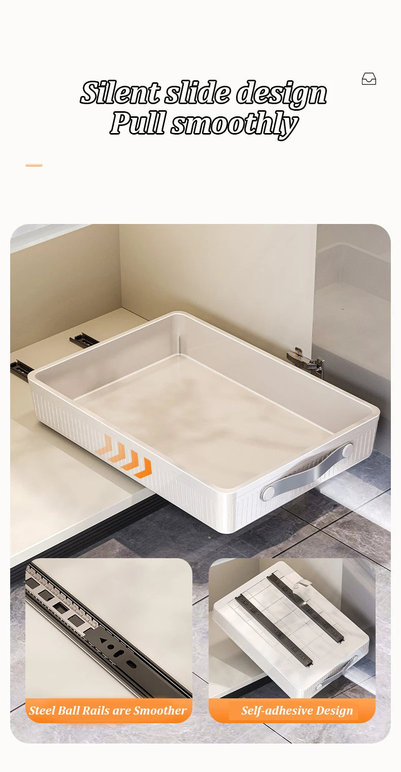 Pull-Out Under Sink & Cabinet Storage Organizer