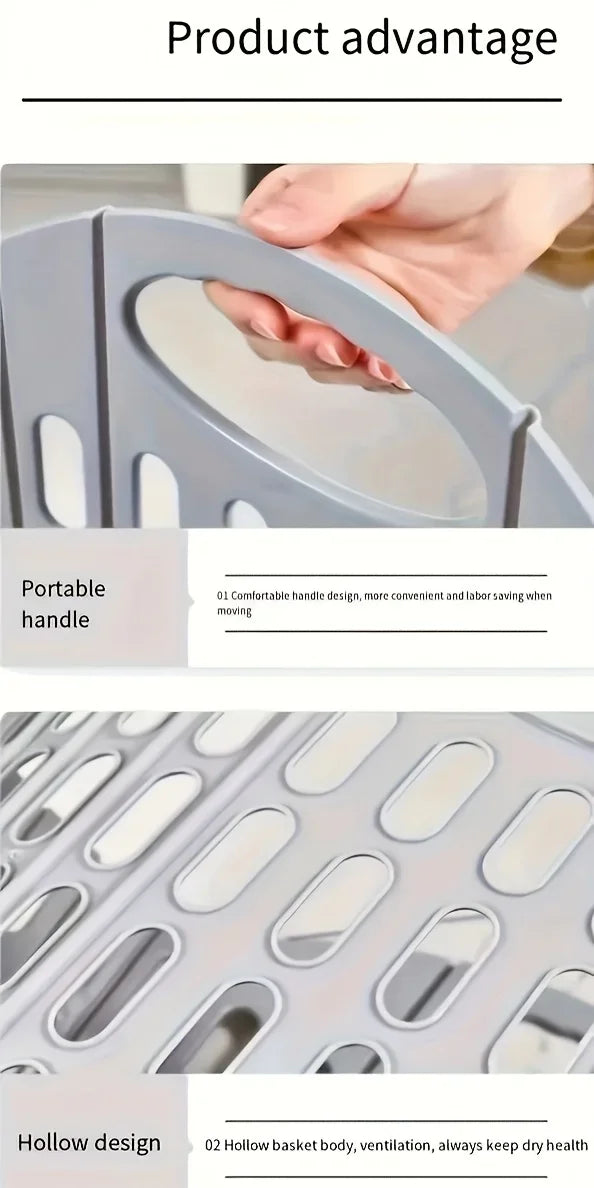 Foldable Laundry Hamper with Handles