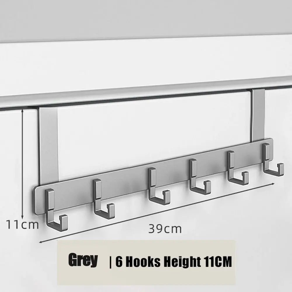 Over-the-Door 6-Hook Storage Rack