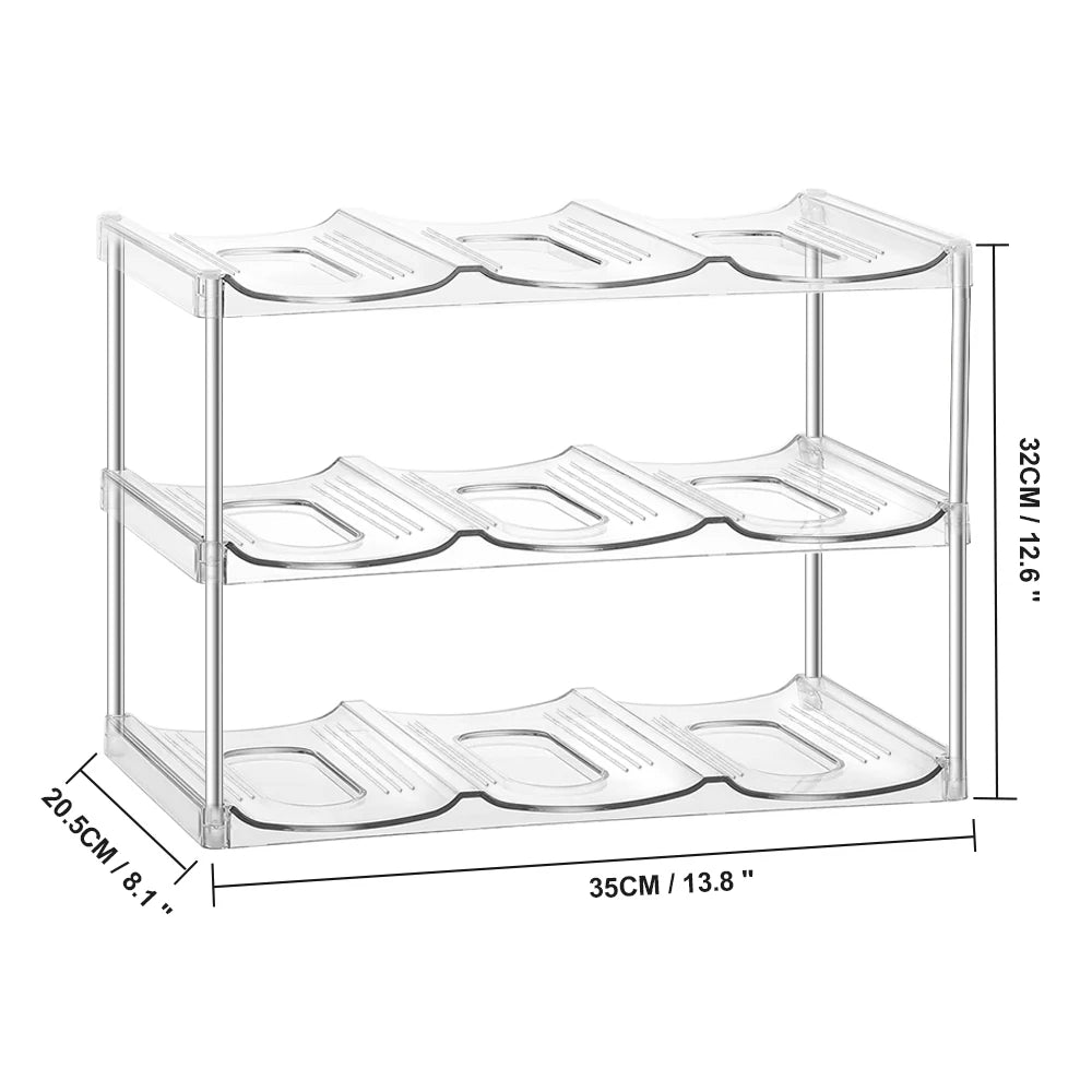 3-Tier Stackable Water Bottle Organizer