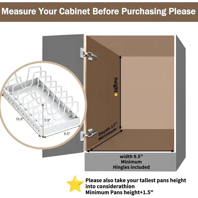 Pull-Out Pot & Pan Organizer