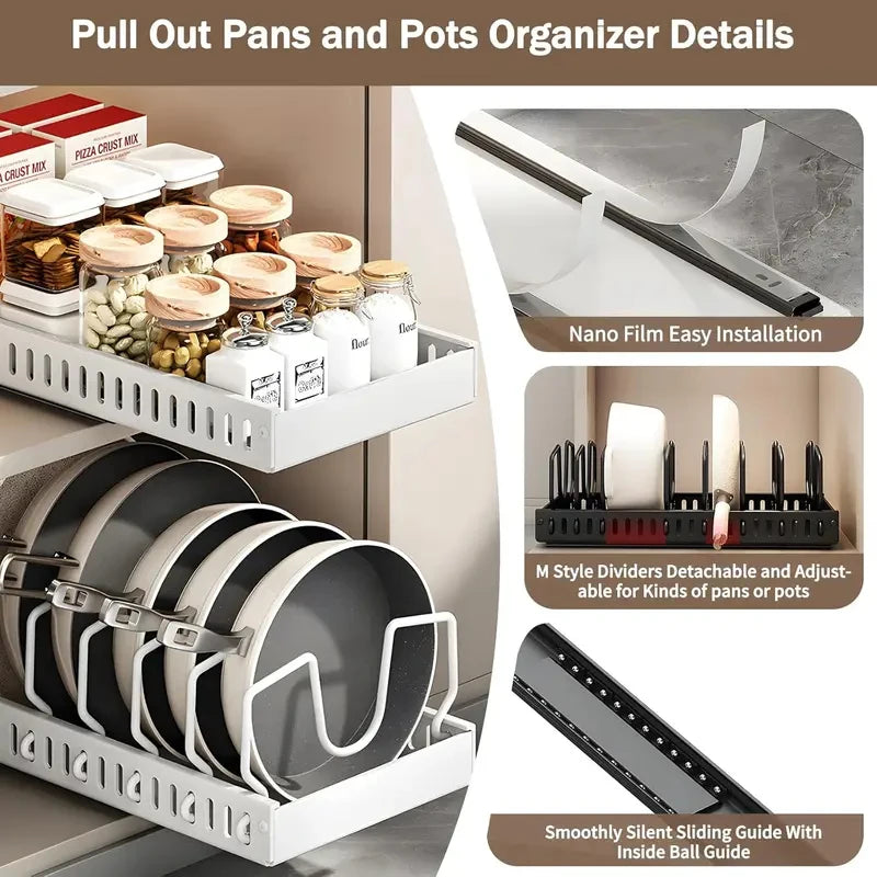 Pull-Out Pot & Pan Organizer