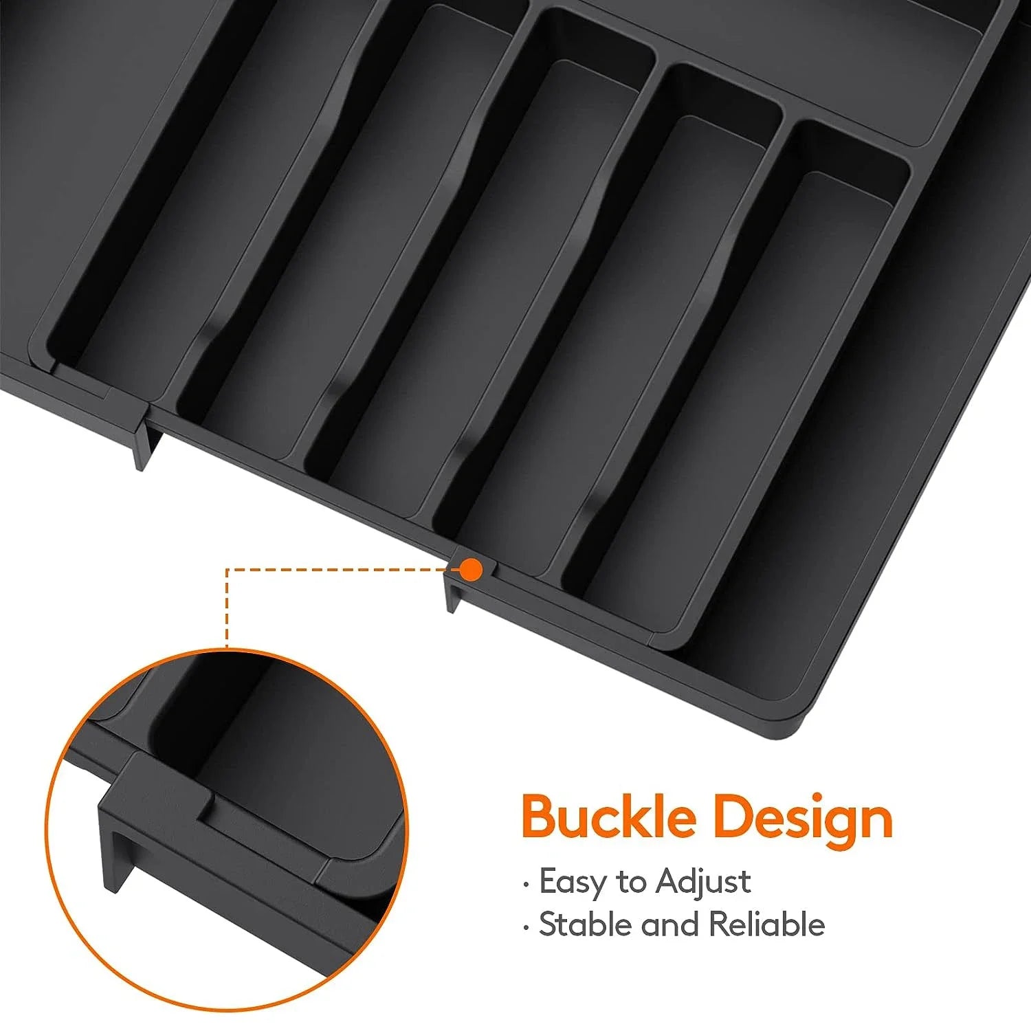 Expandable Kitchen Utensil Drawer Organizer