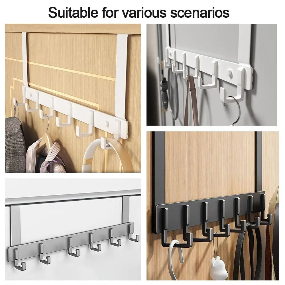 Over-the-Door 6-Hook Storage Rack
