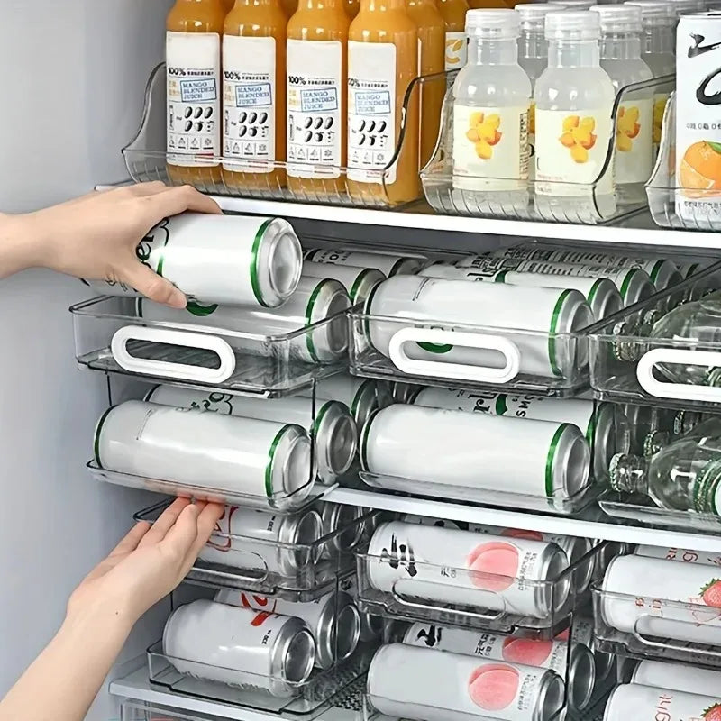 Stackable Refrigerator Can Organizer